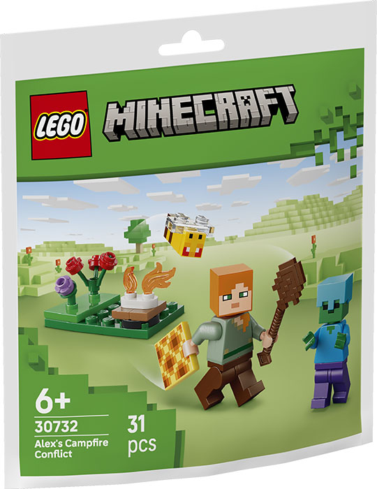 LEGO Polybag Minecraft Conflitto al Falo di Alex 30732